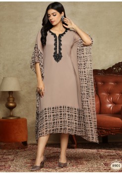 Quicksand Georgette Chifoon Kaftan Kurti 